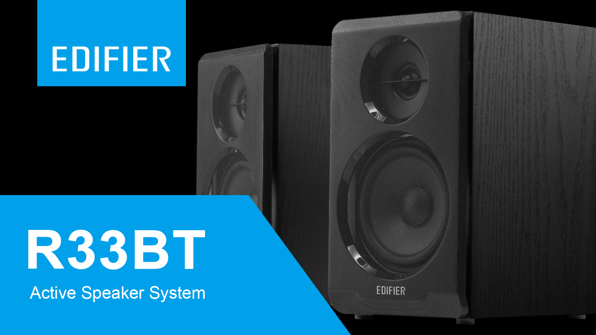 EDIFIER アクティブスピーカー ブラック Amazon.com: Edifier R33BT Active Bluetooth Computer Speakers